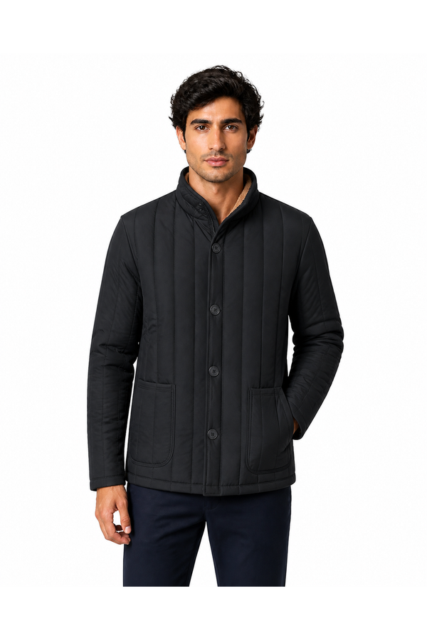 Men's Winter Jacket Warm Lining Stand Collar | Glitz & Fashion