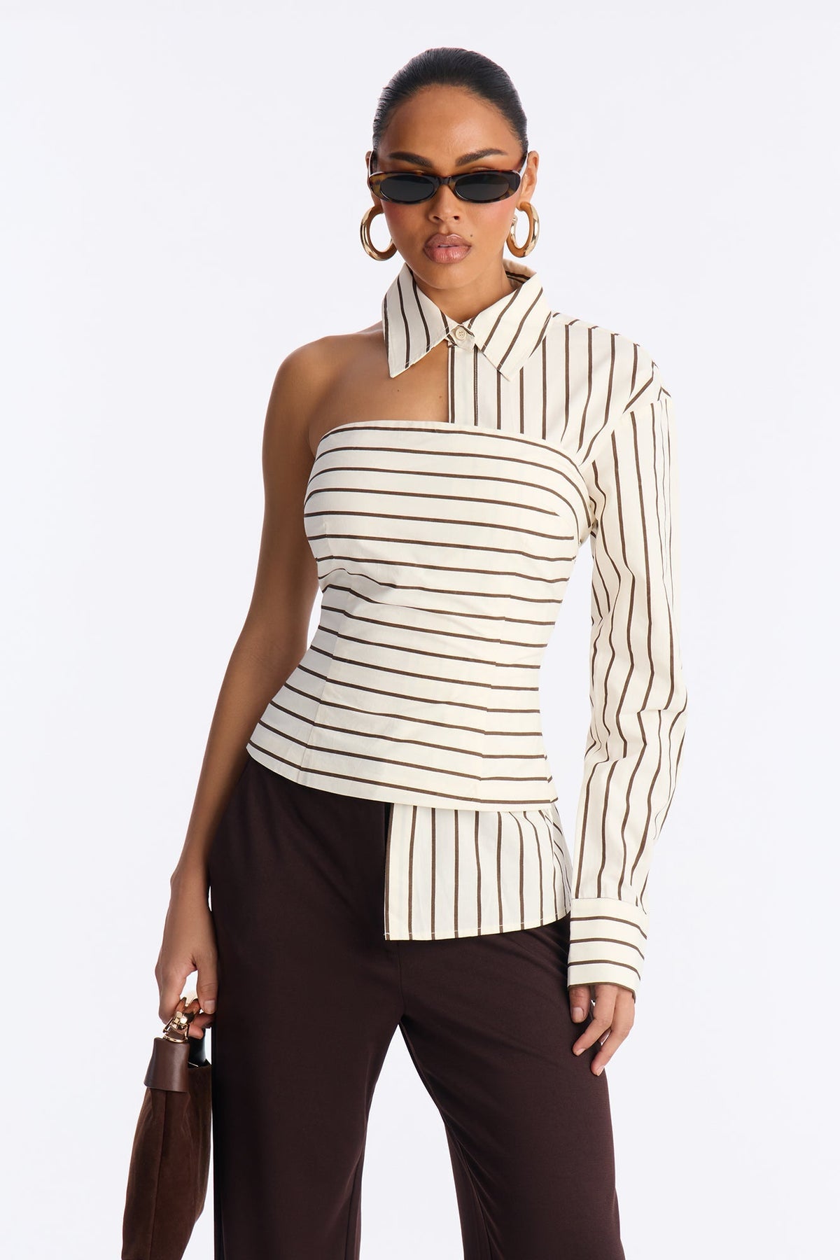 Martini Hour Striped 2 Piece Poplin Shirt