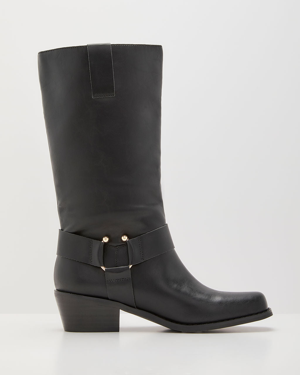 Lanor Vegan Leather Moto Boots