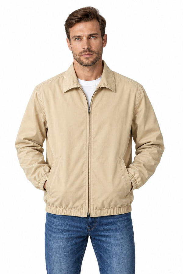 Men's Casual Zip Golf Jacket | Glitz & Fashion