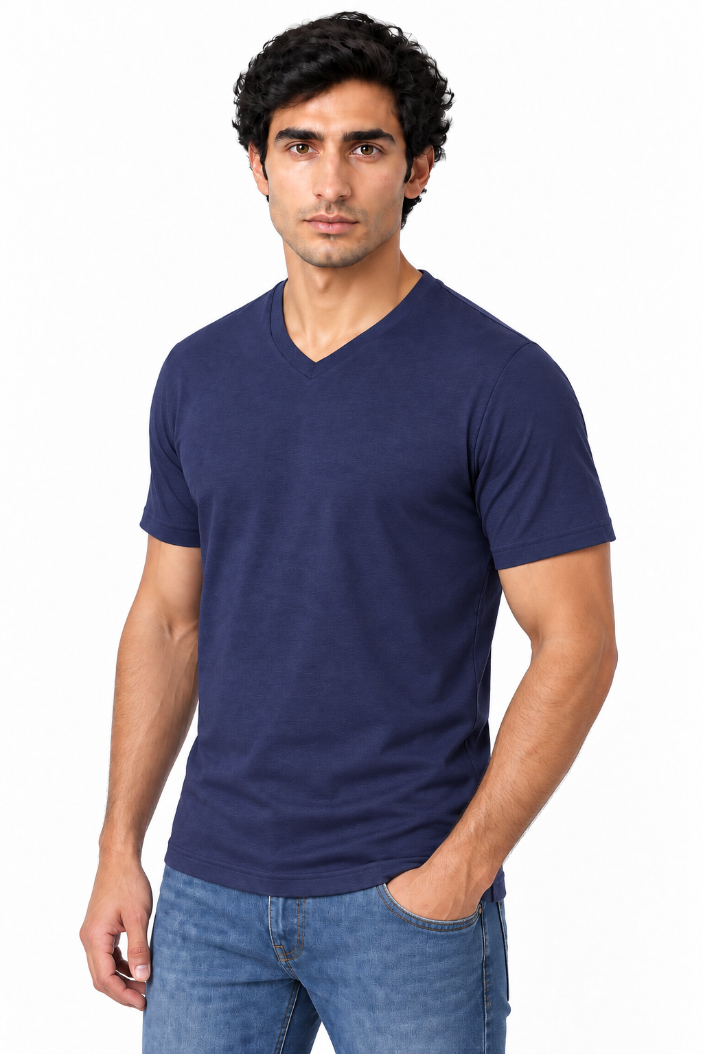 Men's Bamboo V-Neck T-Shirt | Glitz & Fashion