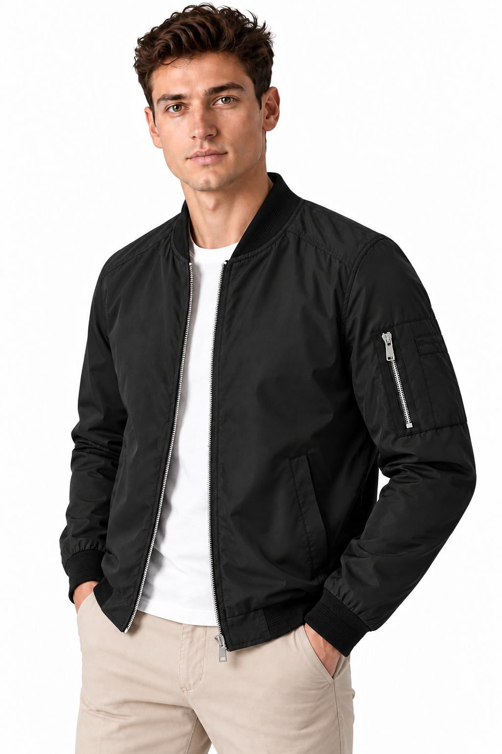 Men's Multi-Pocket Windbreaker Jacket | Glitz & Fashion