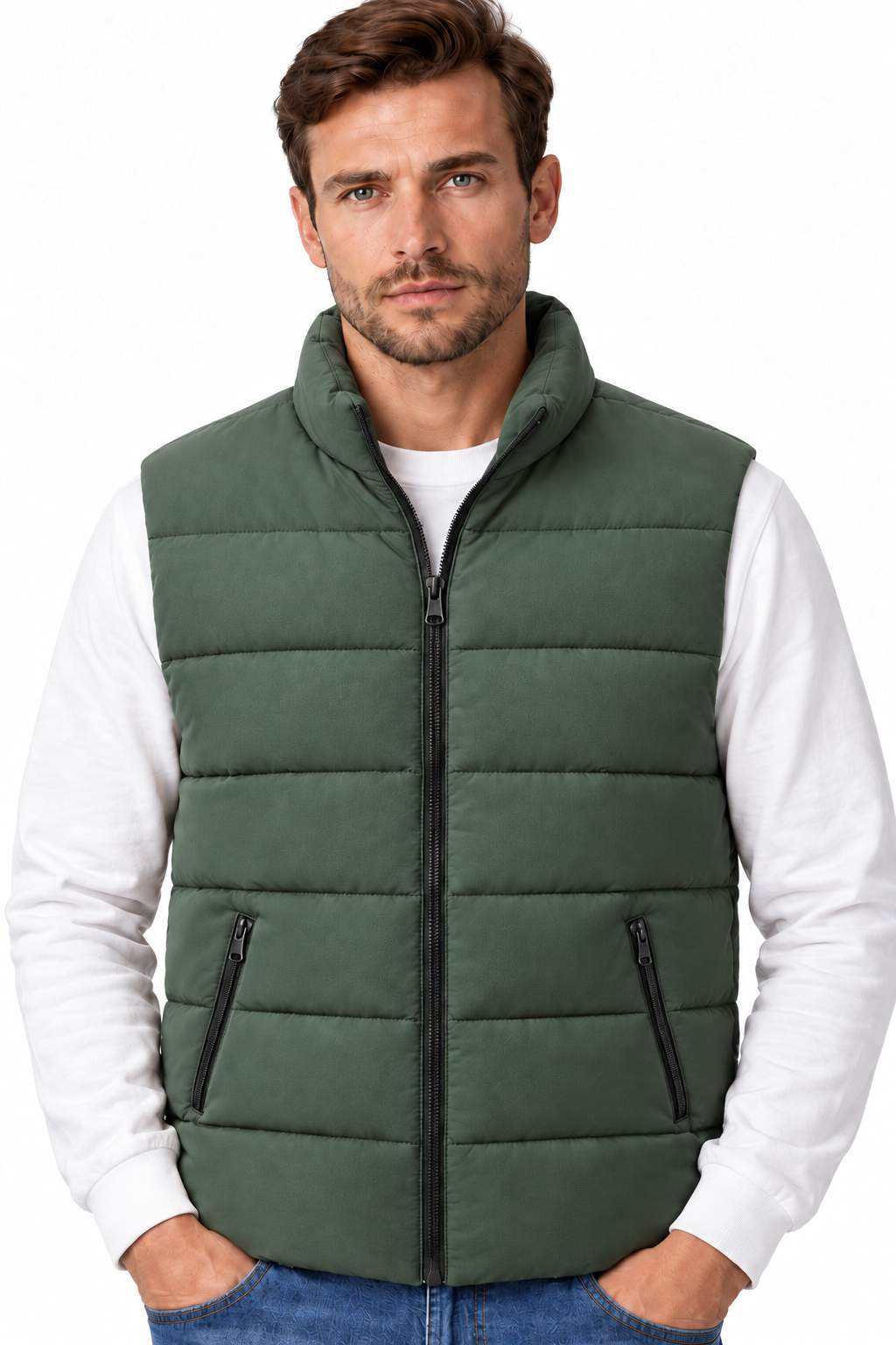 Men's Quilted Winter Vest | Glitz & Fashion