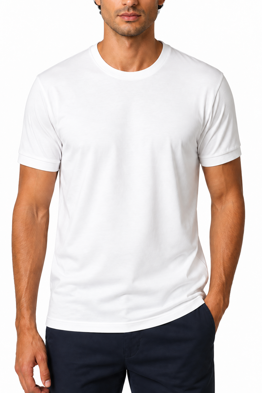 Men's T-Shirt Premium Fabric Crew Neck | Glitz & Fashion