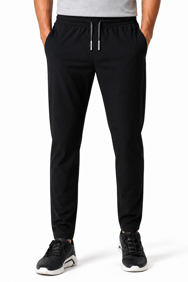 Men's Trousers Lightweight Fabric Drawstring Waist | Glitz & Fashion