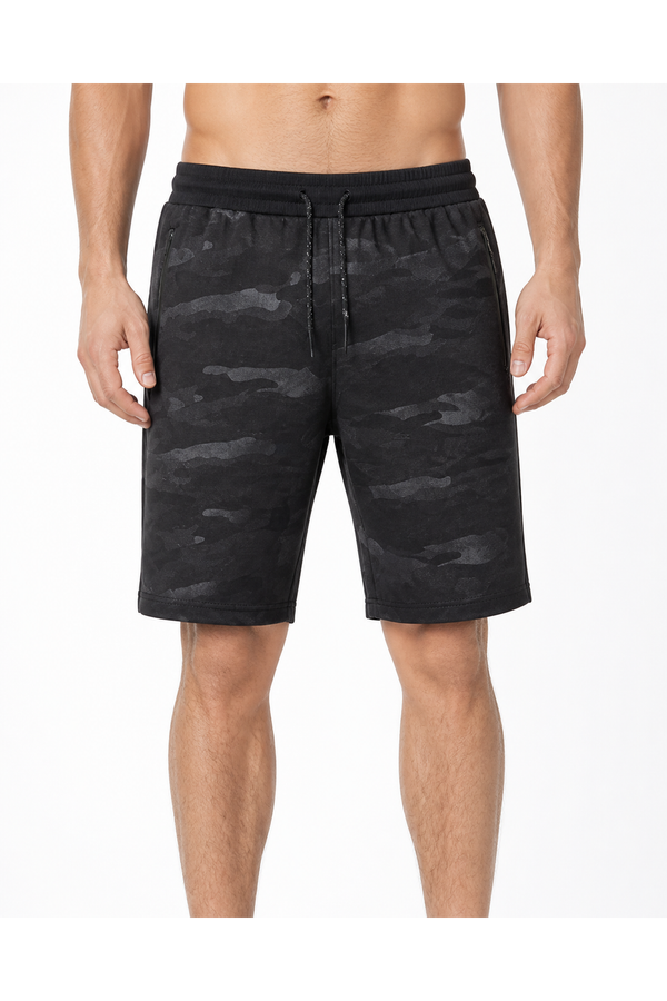 Men's Training Shorts Camo Print Flexible Fit | Glitz & Fashion
