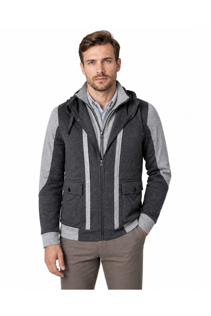 Men's Field Jacket Protective Hood Casual Fit | Glitz & Fashion