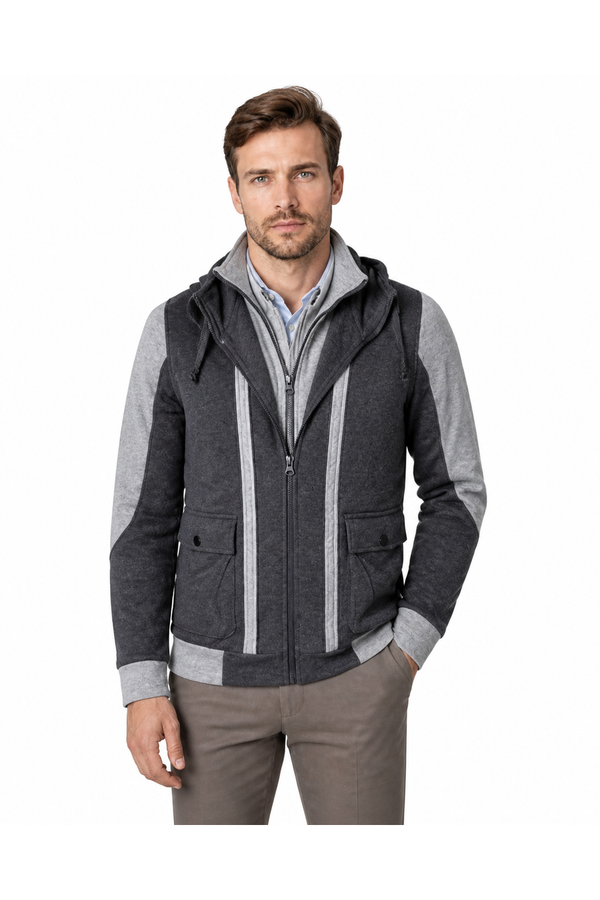 Men's Field Jacket Protective Hood Casual Fit | Glitz & Fashion