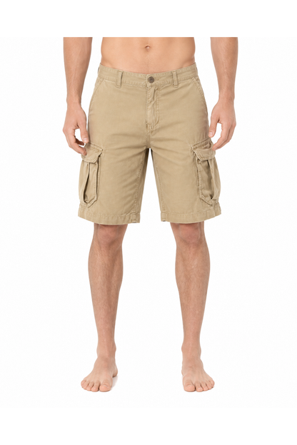 Men's Cargo Shorts Utility Pockets Rugged Finish | Glitz & Fashion