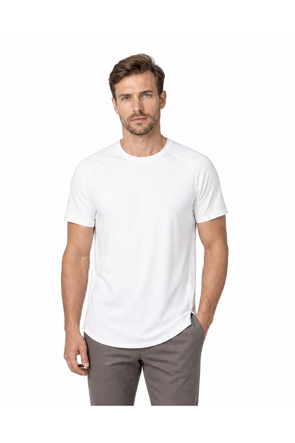 Men's T-Shirt Stretch Fabric Performance Fit | Glitz & Fashion