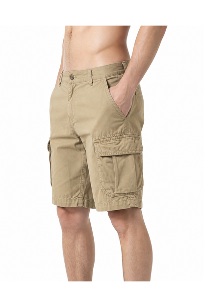 Men's Cargo Shorts Utility Pockets Rugged Finish | Glitz & Fashion