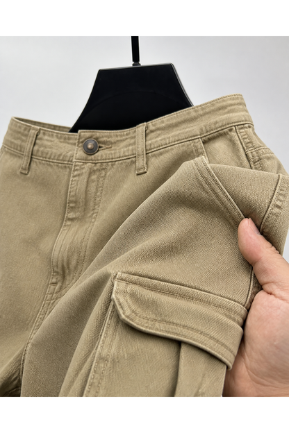 Men's Cargo Shorts Utility Pockets Rugged Finish | Glitz & Fashion