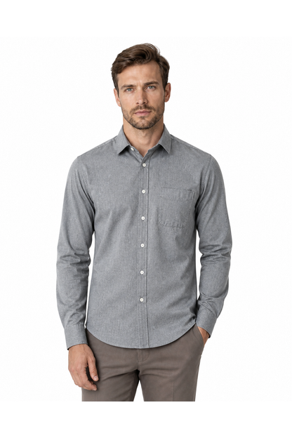 Men's Business Shirt Slim Fit Clean Finish | Glitz & Fashion