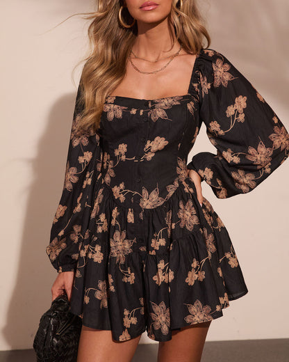 Wild Laurel Floral Romper