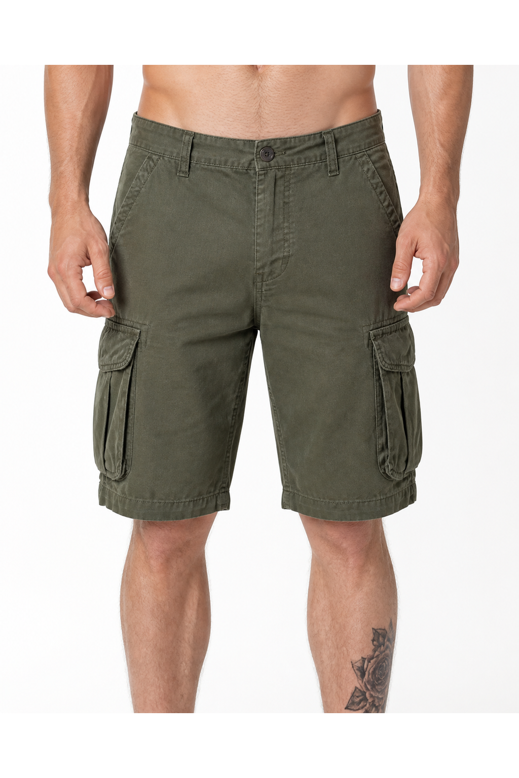 Men's Cargo Shorts Utility Pockets Rugged Finish | Glitz & Fashion