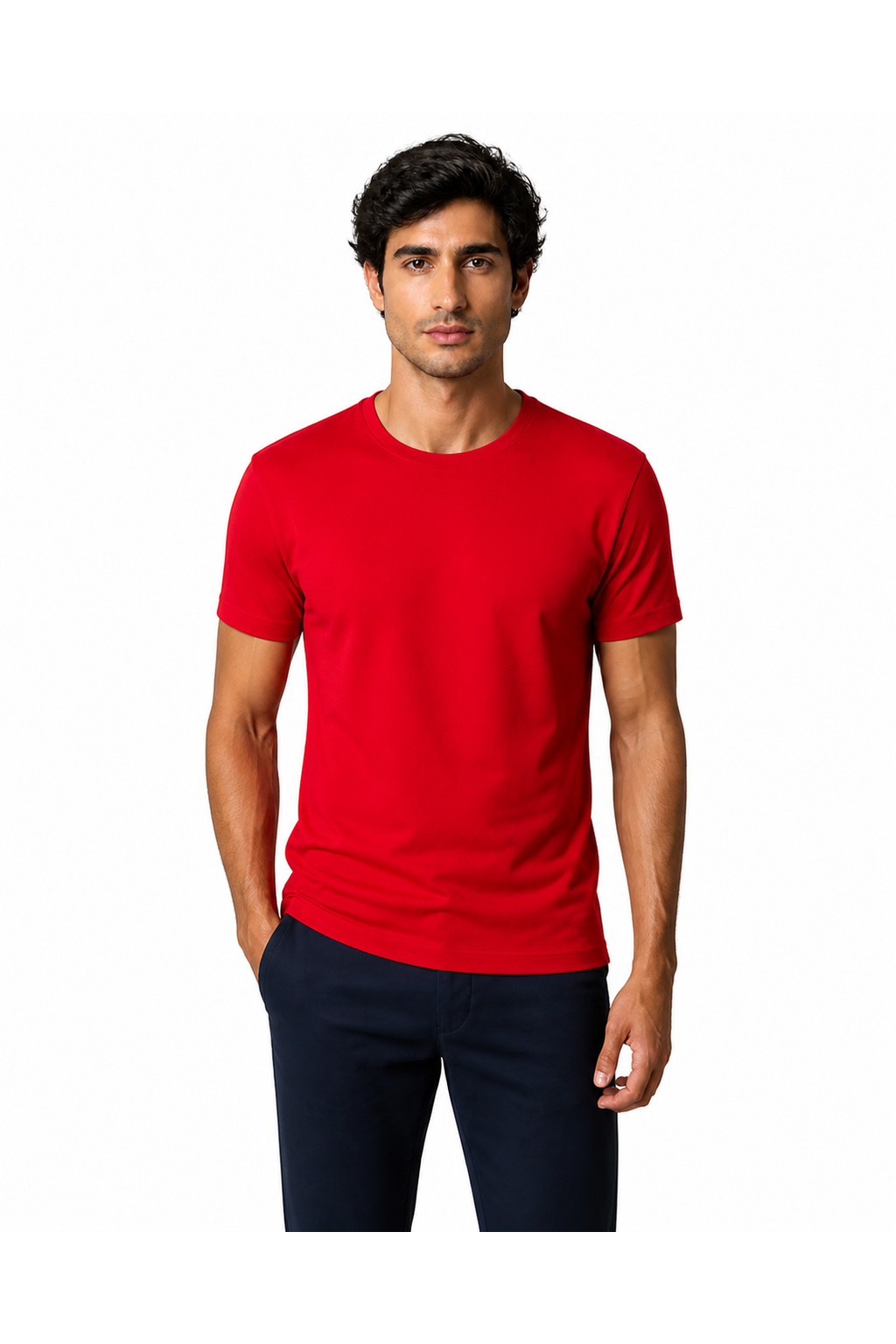 Men's T-Shirt Premium Fabric Crew Neck | Glitz & Fashion