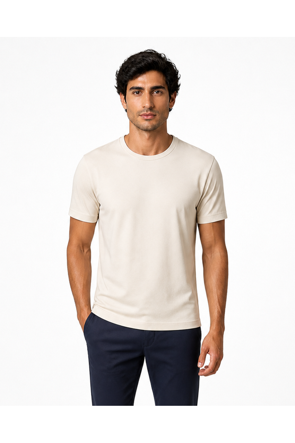 Men's T-Shirt Premium Fabric Crew Neck | Glitz & Fashion