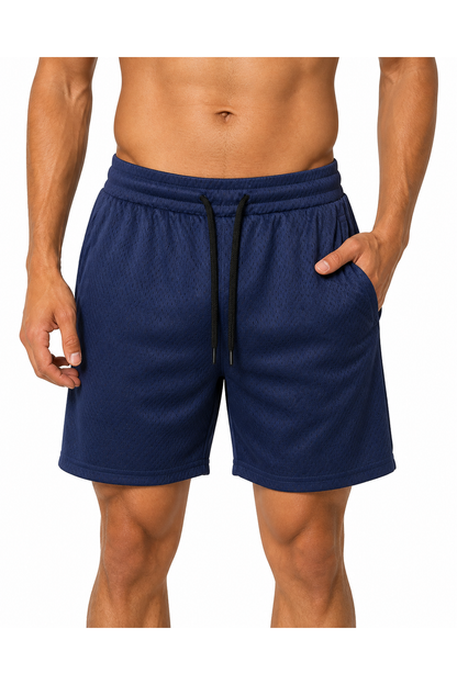 Men's Gym Shorts Breathable Mesh Lightweight Fit | Glitz & Fashion