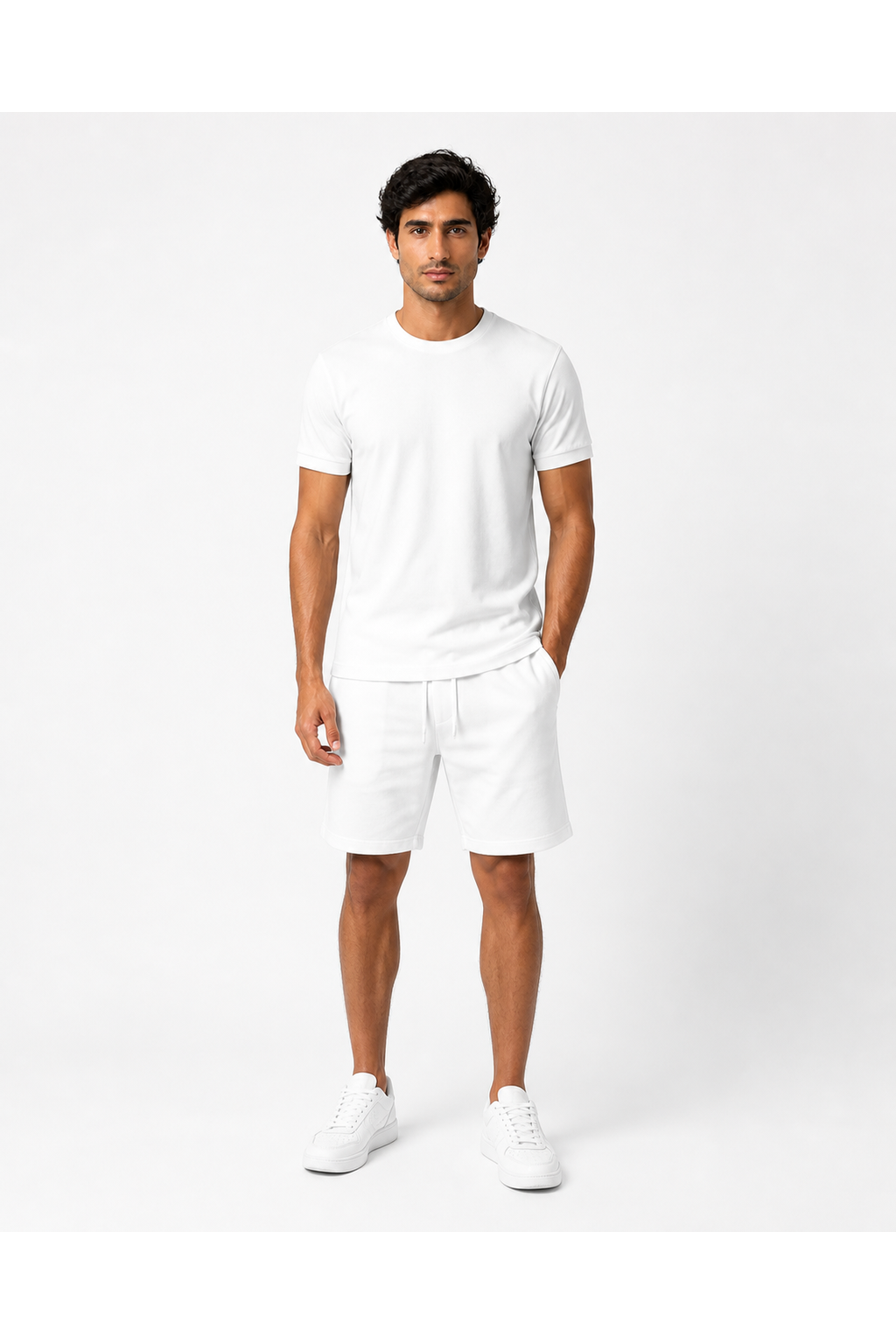 Men's T-Shirt Shorts Set Casual Fit Coordinated Design | Glitz & Fashion