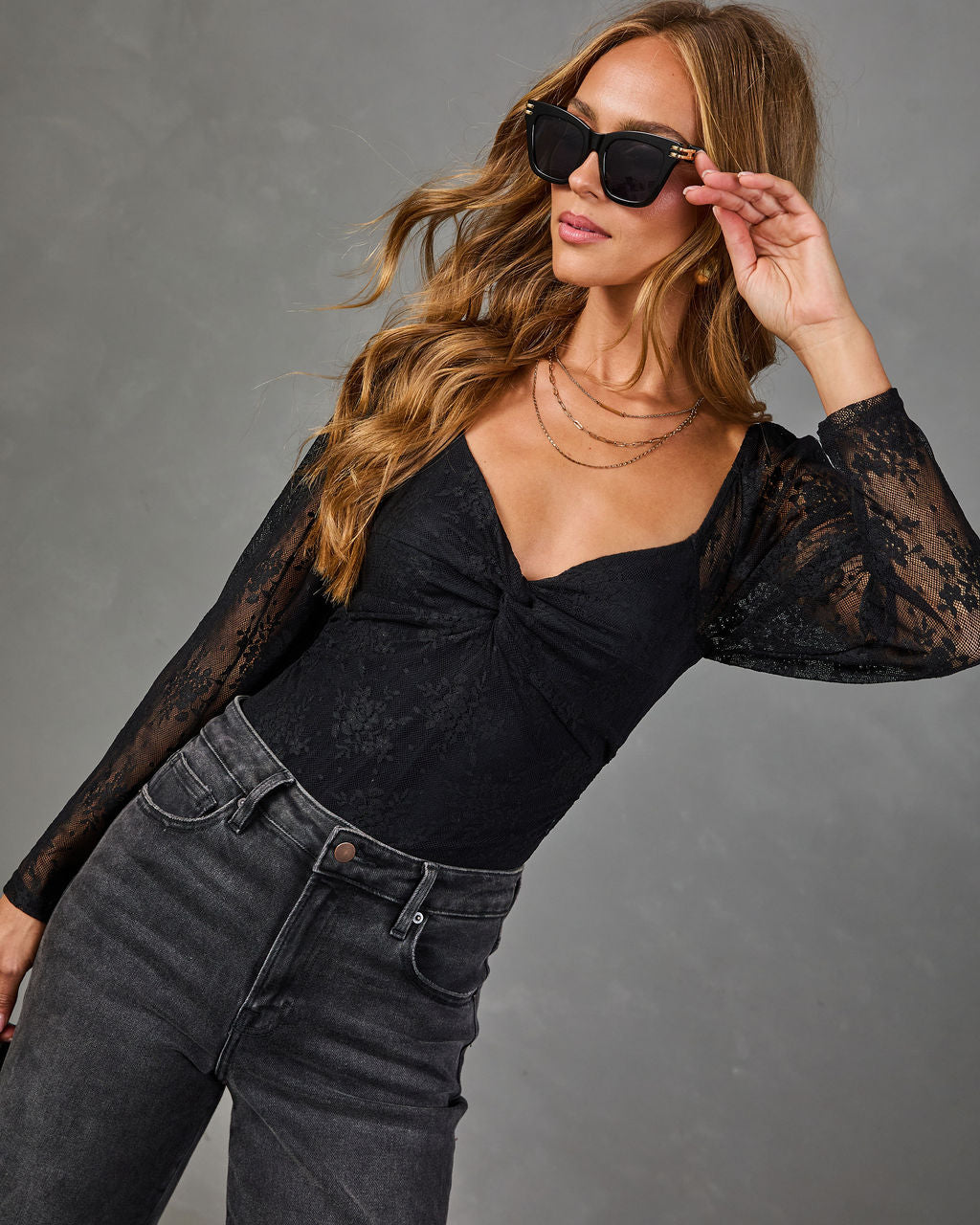 Almost Yours Lace Bodysuit