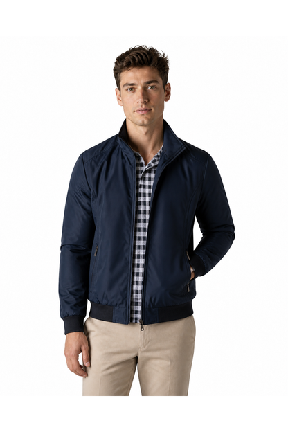 Men's Bomber Jacket Lightweight Build Classic Fit | Glitz & Fashion
