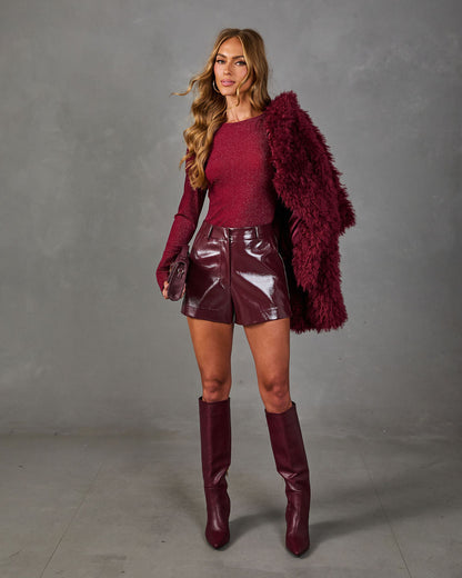 Special Place Glitter Knit Top