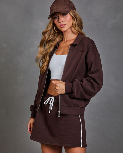Daily Pace Fleece Full Zip Sweatshirt