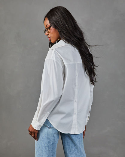 Adriana Button Down Long Sleeve Top