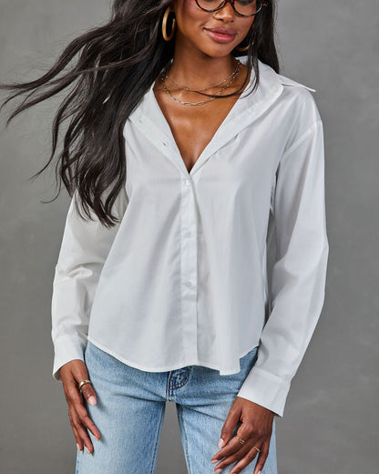 Adriana Button Down Long Sleeve Top