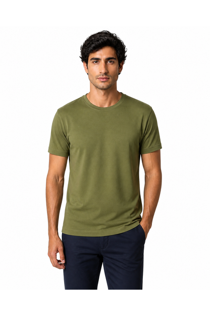 Men's T-Shirt Premium Fabric Crew Neck | Glitz & Fashion
