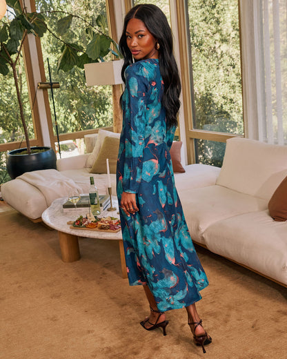 Bloom Beauty Floral Midi Dress