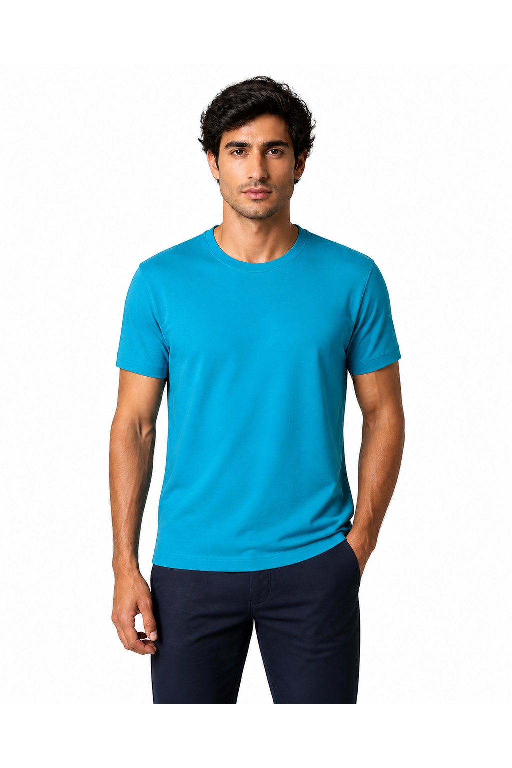 Men's T-Shirt Premium Fabric Crew Neck | Glitz & Fashion