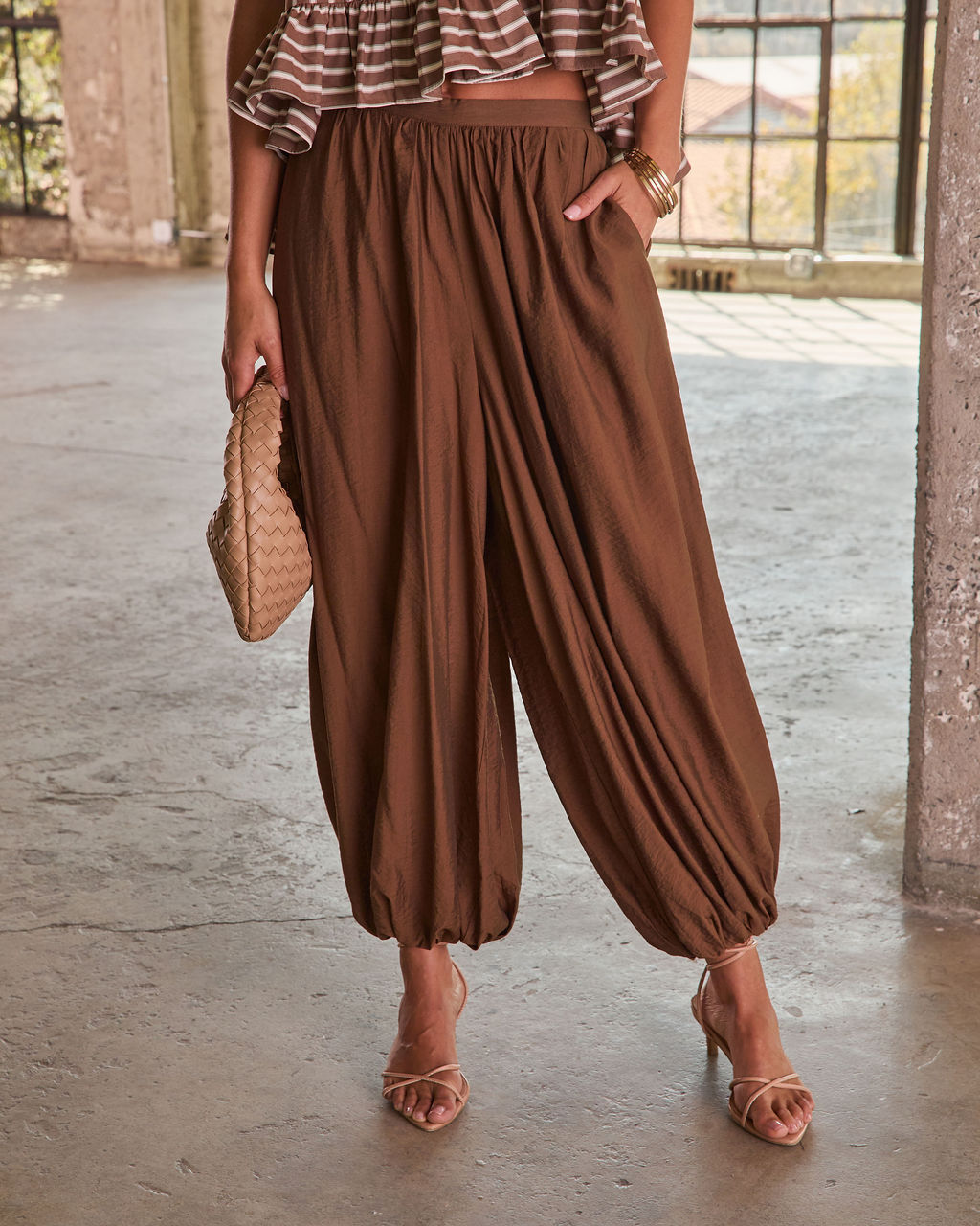 Kerri Satin Balloon Pants