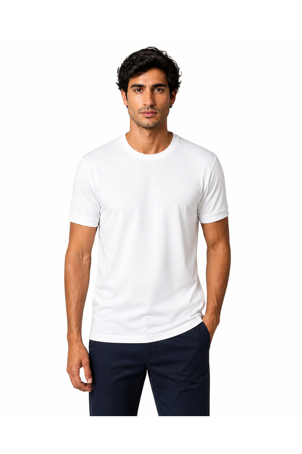Men's T-Shirt Premium Fabric Crew Neck | Glitz & Fashion