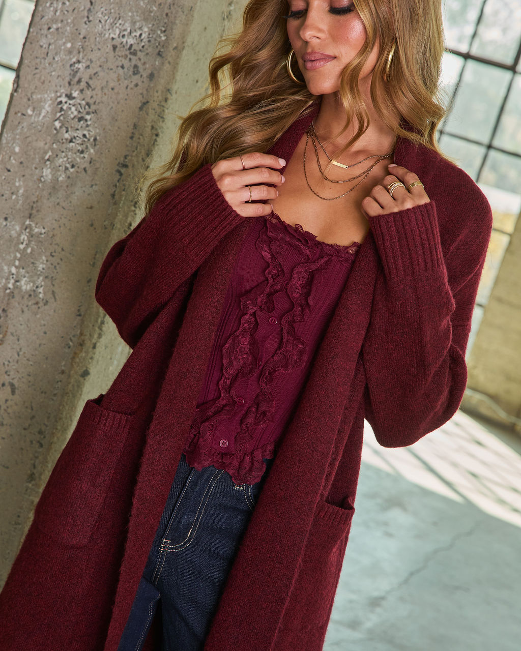 Settle In Knit Duster Cardigan