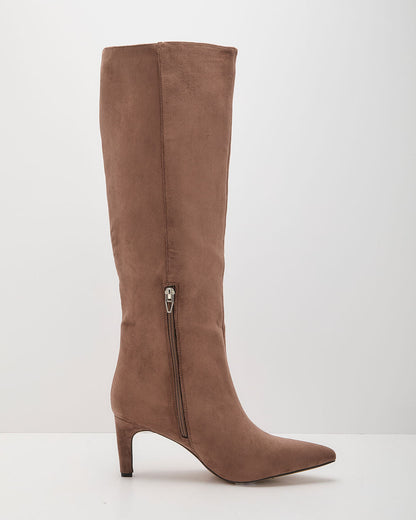 Vander Faux Suede Knee High Boots