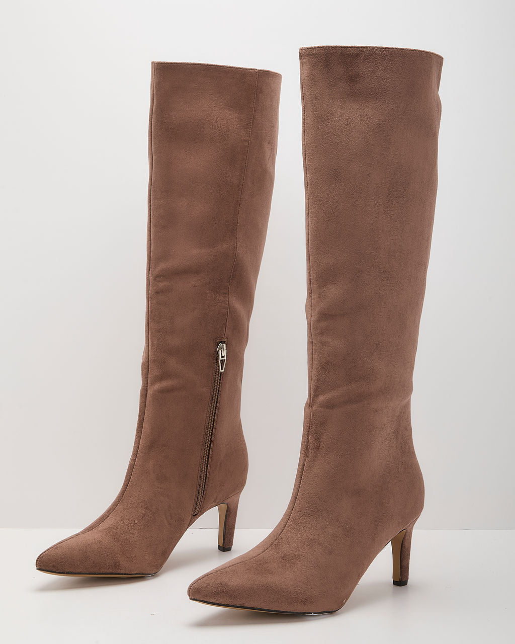 Vander Faux Suede Knee High Boots