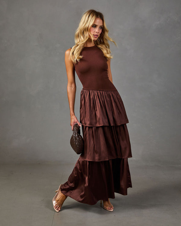 Love Affair Tiered Maxi Dress
