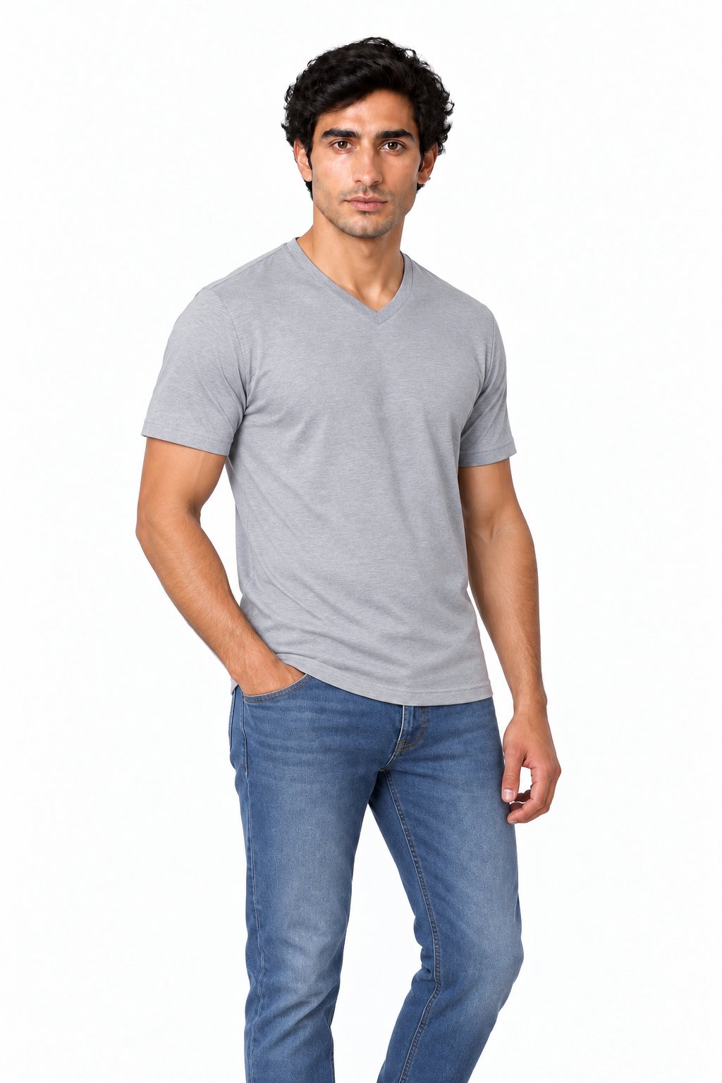 Men's Bamboo V-Neck T-Shirt | Glitz & Fashion