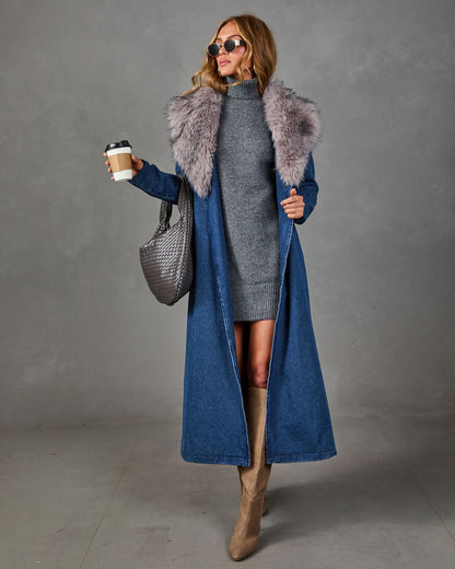 Dinner Ready Knit Turtleneck Mini Dress