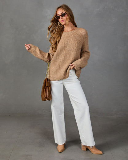 Comfy Aura Ribbed Knit Sweater
