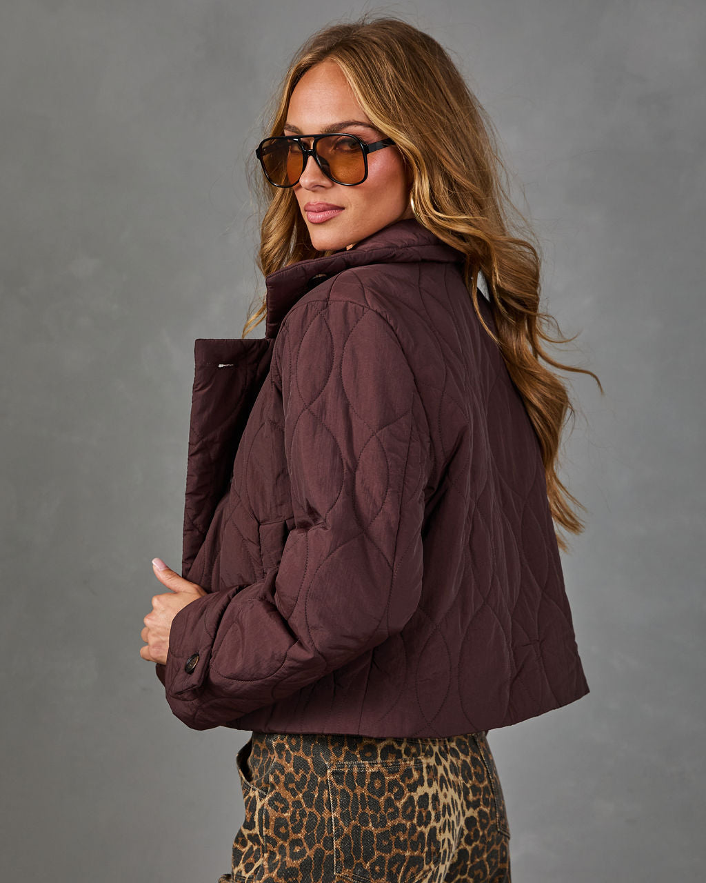 Stay Longer Quilted Funnel Neck Jacket