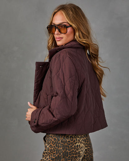 Stay Longer Quilted Funnel Neck Jacket