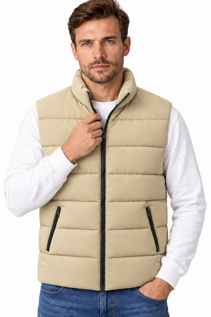 Men's Quilted Winter Vest | Glitz & Fashion