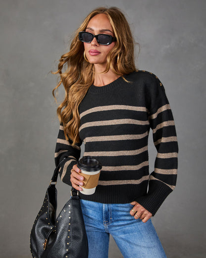 Aster Striped Knit Sweater