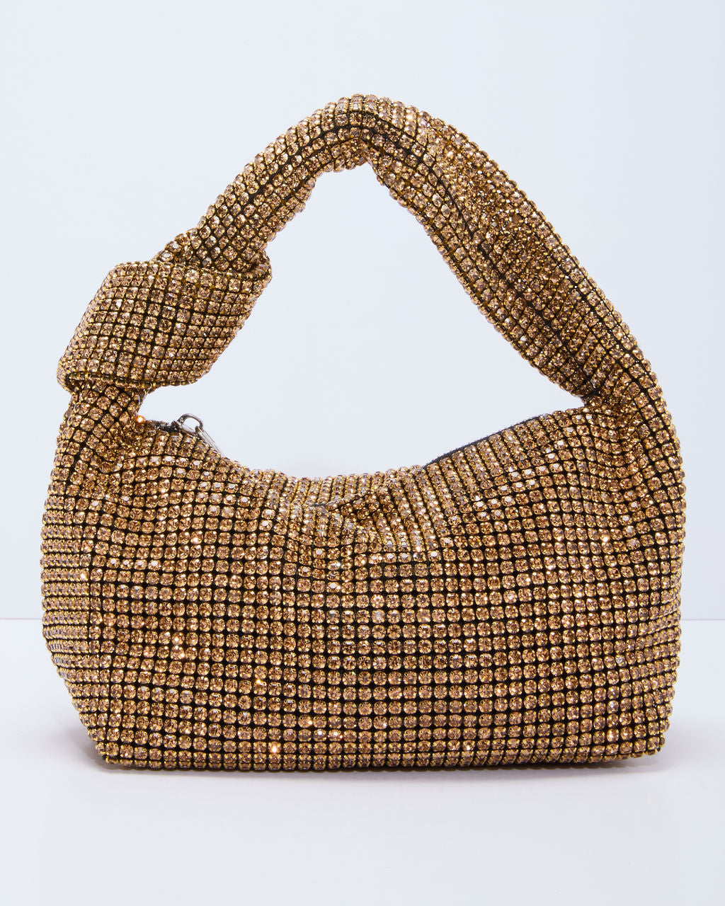 Pure Radiance Knotted Embellished Bag