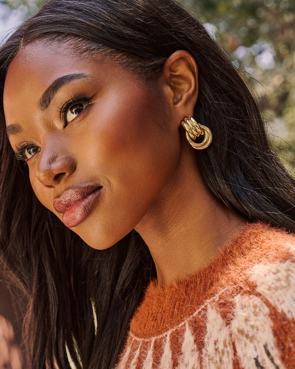 Lowen Ribbed Drop Earrings
