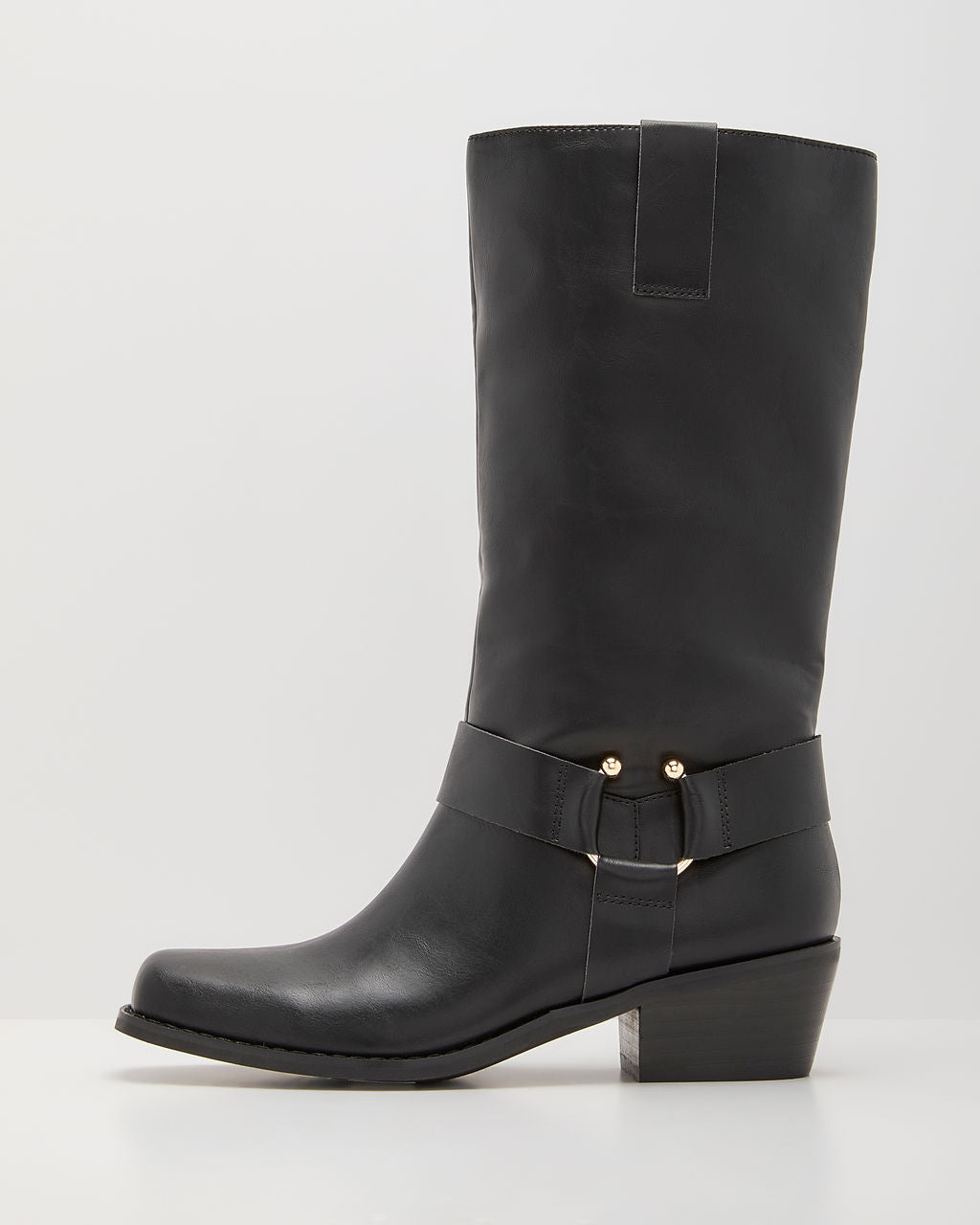 Lanor Vegan Leather Moto Boots