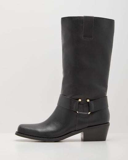 Lanor Vegan Leather Moto Boots