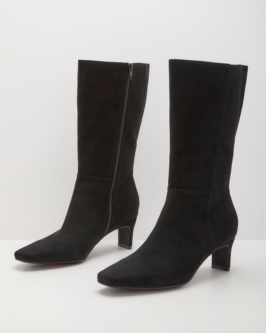 Nelle Faux Suede Mid Calf Boots